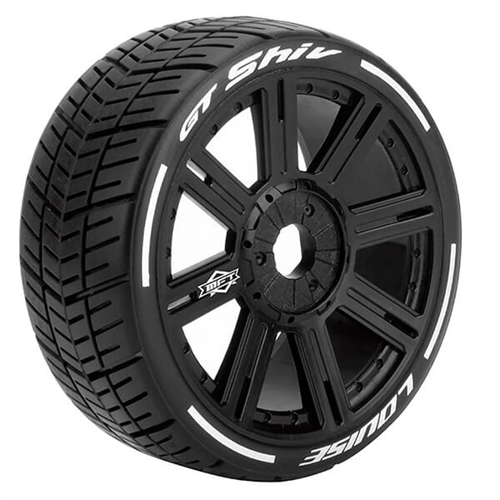 LOUISE RC GT-SHIV 1/8 FR/RR S UPER SOFT HEX 17MM SPOKE/BLACK